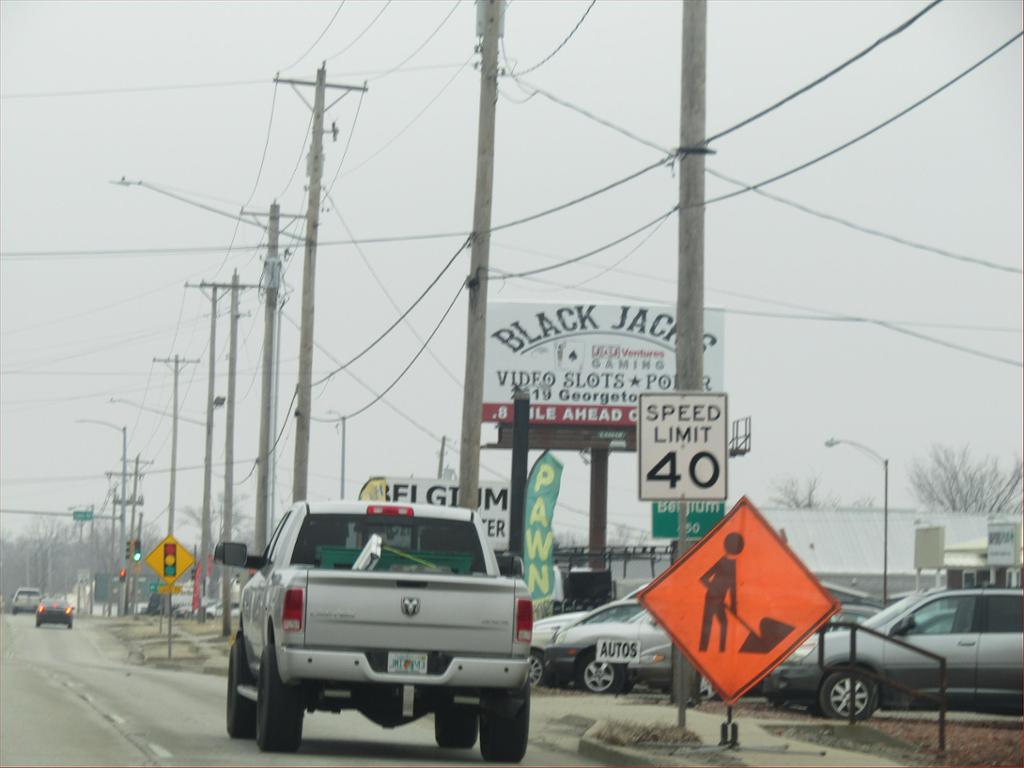 Photo of a billboard in Newport