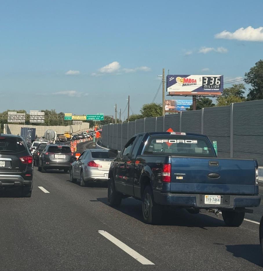 Photo of an outdoor ad in Newport News
