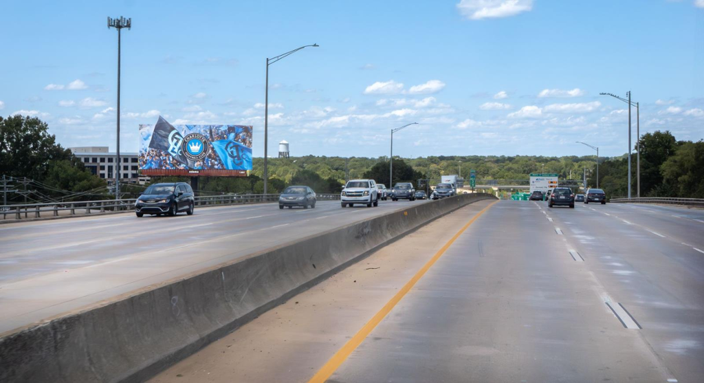 Photo of an outdoor ad in Charlotte