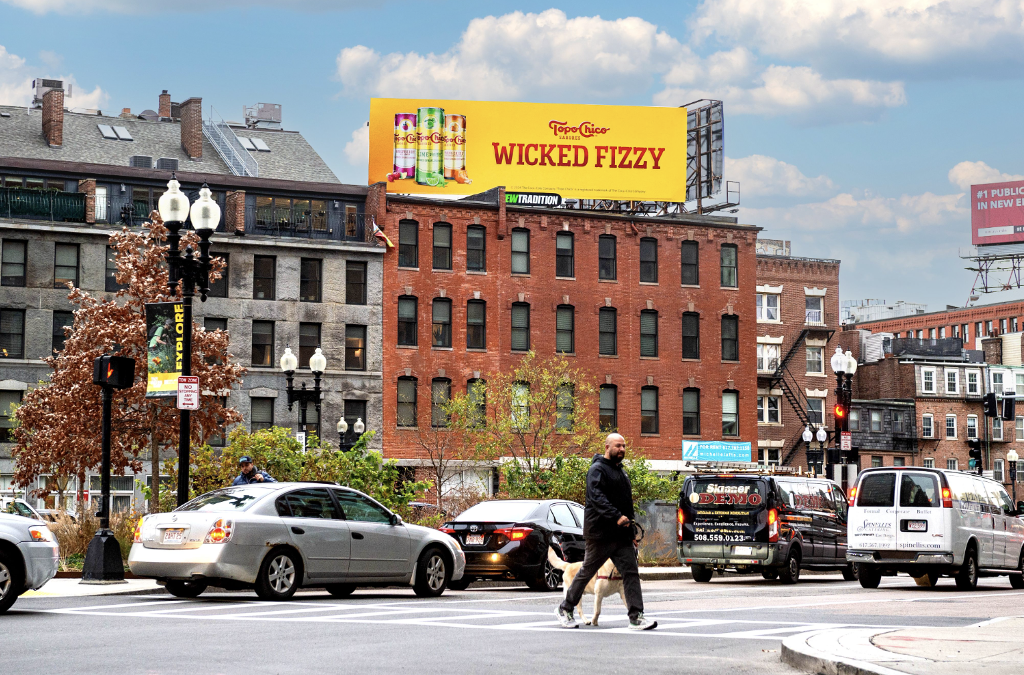 Photo of an outdoor ad in Boston